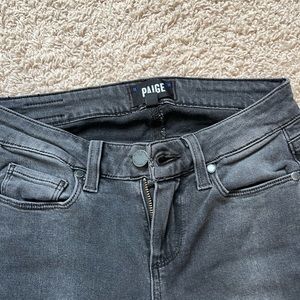 Paige faded black vertigo ankle jean